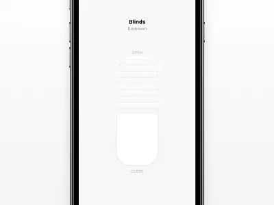 Blinds apple blinds drag homekit ios skeuomorphic slider smart home window