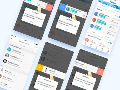 Radar Mobile | Swipe to execute behavior app approval approve behavior deputy field list mobile object radar swipe tutorial