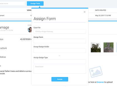 Case Management Dashboard and Modal case management dashboard design modal roboto ui ux