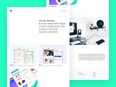 Website updates agency clean desktop ios simple site studio ui ux web