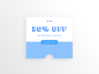 061 - Redeem Coupon 061 app coupon daily ui incentive purchase redeem responsive uiux web