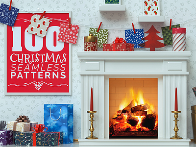 100 Snowflake Seamless Patterns background christmas collection pattern seamless pattern suface design textile vector wallpaper winter xmas