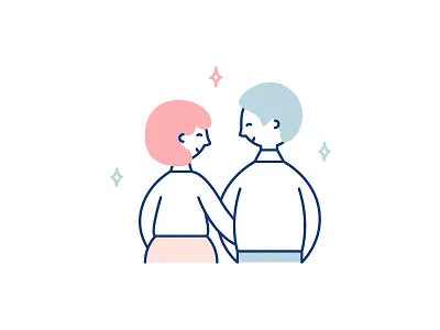 Illustrations for LifeServices branding character design iconography illustration people product ui vector visual design