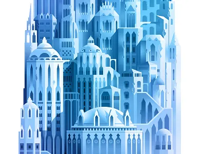 Levels_crop_05 adventure background big color exploration game giant illustration level set design tower trystram
