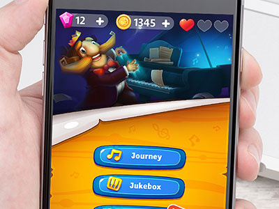 Piano Tales android casual character game gismart magic piano tiles