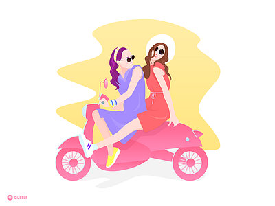 bestie animation app branding design icon illustration mobile queble solutions ui ux web