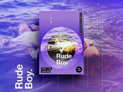 👁Made You Look👁 211 | – Rude boy. – 2017 beautiful color design positive poster postereveryday sexy swiss type typography
