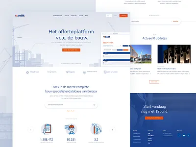 12build homepage clean design homepage peace