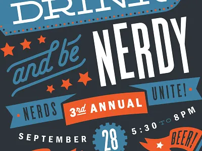 Tech Tailgate 2017 arrow banner beer fargo flag nd north dakota pizza poster tailgate tech