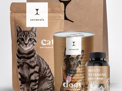 Pet food subscription - homepage proposal homepage landing page packaging pets uxdesign website