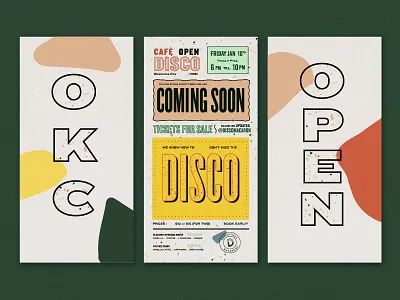 Further Typography Discovery 70s branding cafe colorful grain knockout playful poster signage texture typography vintage