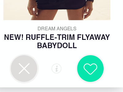 Local Offers App Concept deals gesture ios shopping swipe tinder ui ux