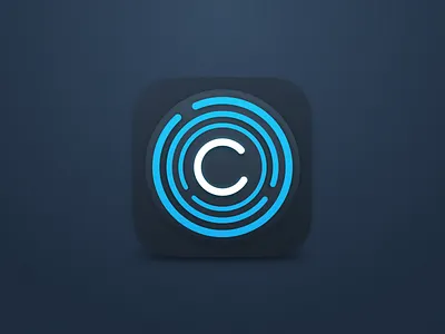 iOS app icon for crypt service app coin crypt engine finance icon ios map pay payment service