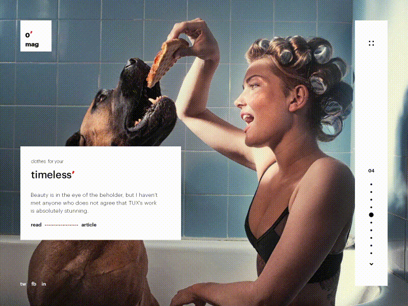 o' mag animation bar design gif girl logo model text transition ui web