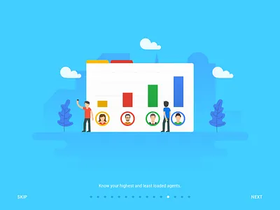 CRM Web App Onboarding - Agent Leaderboard campaign crm dashboard flat gmail graphic mail marketing onboarding