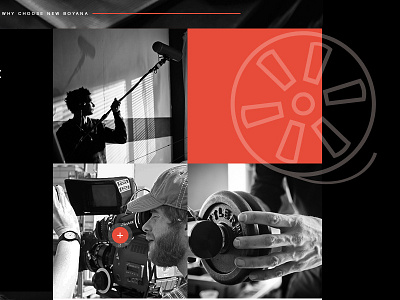 landing page /Nu Boyana Film Studios clean film landing movie page studios web