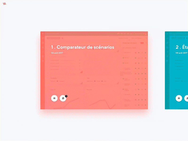 Cards gradient animation app button colors glow gradient shadow sketch title