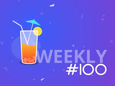 Cocktail blog post cocktail confetti cover image drink illustration lemon sketch app summer weekly younginnovations