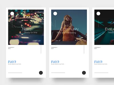 A fuckr car，fashion，line，point，round