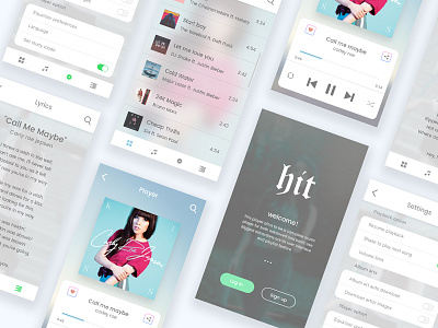 Bit Music Player android bar best clean ios list menu music next player sound