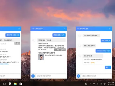 lingting customer service chatbot windows