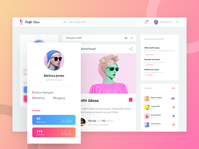 Daily Outfit - Webpage page website
