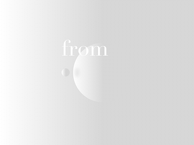 Poster "From Earth" branding cover ideas inspiration poster style