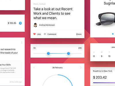 500+ App Components for iOS android app compoments design ios ui ui kit ux