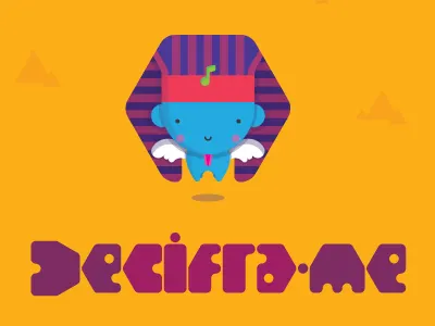 Decifra me app brand colors fun music site