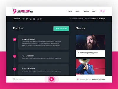 Music Player music player ui ux webdesign website