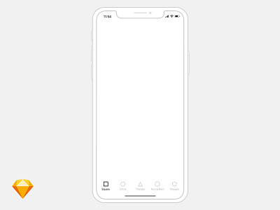 Free iPhone X wireframe template device flow free mockup freebie iphone x outline process template user experience ux vector wireframes