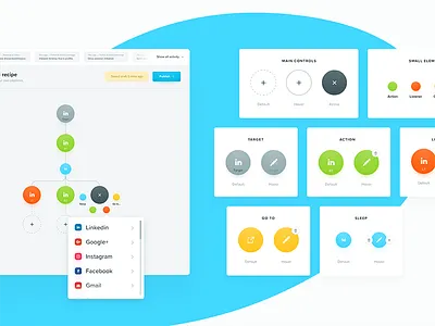 the builder blue builder clean dashboard ui ux