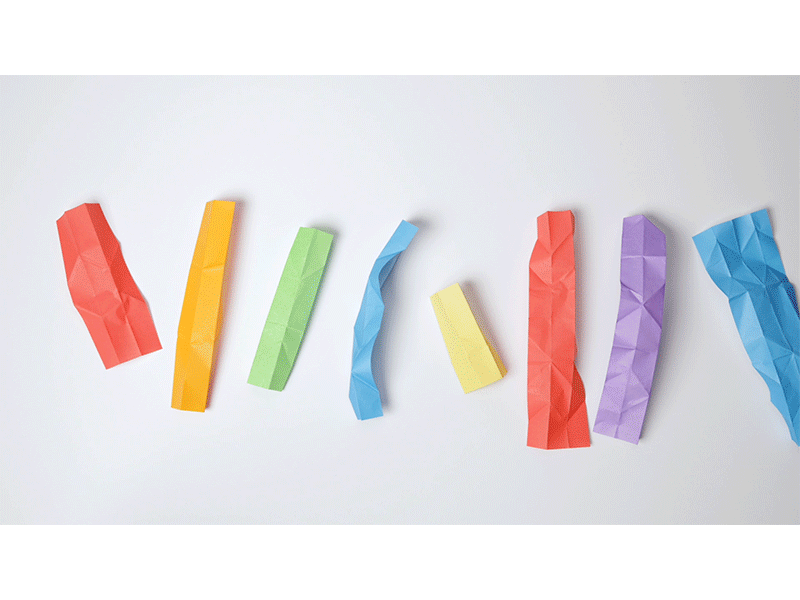 Unfolded church color fold folds letters paper series typography unfolded washington dc