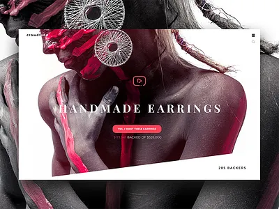 Day 032 - Crowdfunding crowdfunding daily ui dailyui kickstarter