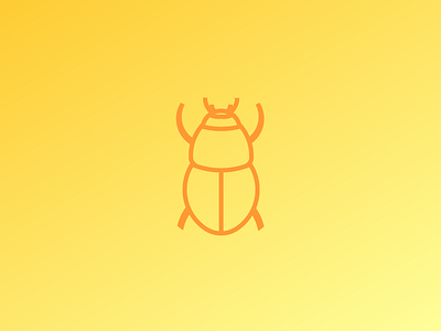 Beetle - Golden Ratio Logo - Day #11 adobe beetle dailychallenge dailyui design illustrator line art logo minimal minimalist