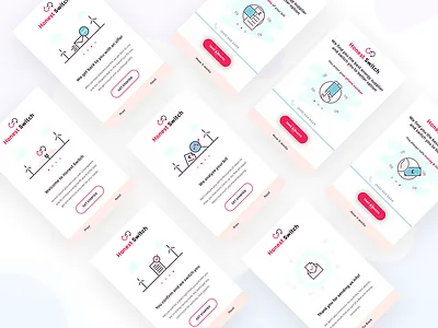 Honest Switch app screen app ui application bill electricity energy illustrations mobile app mobile service