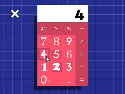 #004 Calculator 004 100 days of ui calculator ui