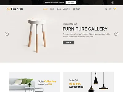 Furnish – Minimalist Shopify Theme bootstrap clothes electronics fashion flowers furniture html5 interior responsive shopping sport technology