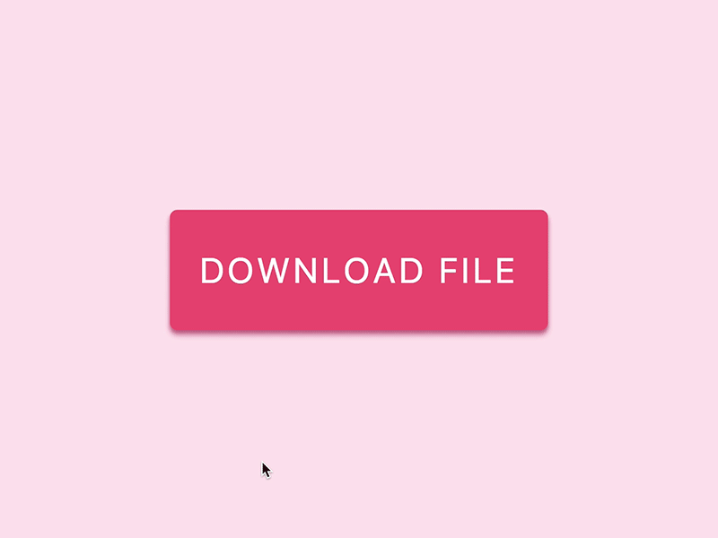 Example of Download button icon - animated