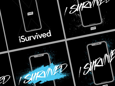 iPhone X Tee Design / Free iPhone X Vector! apparel freebie iphone 8 iphone x mobile outfitters survived t shirt tee vector