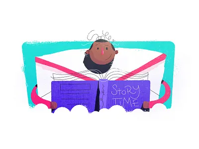 Email telling stories adventure automation children childrens book email illustration story story time storytime