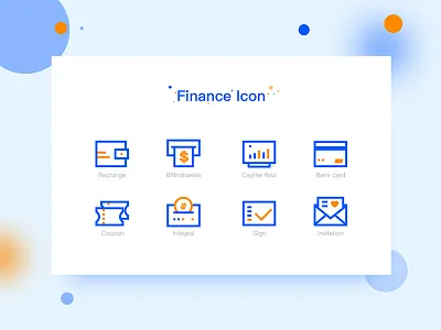 Finance icon app finance icon rectangle