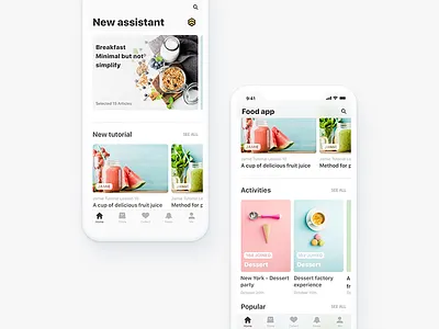 Food Application application catering food ios11 iphone x layout services ui ux