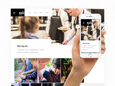 Art Direction for Kold College agriculture education food grid student 🎒