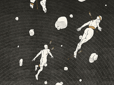 "Transcend" astronaut science fiction illustration space texture