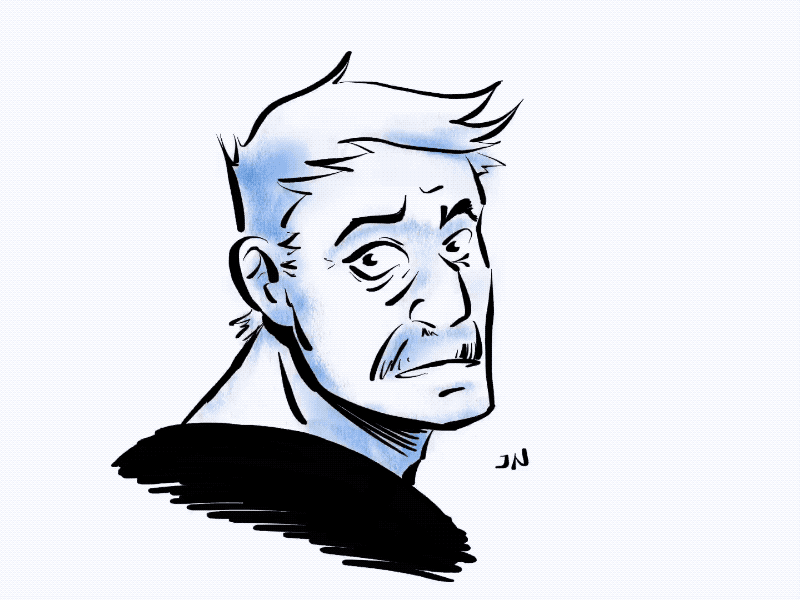 Alastair Sterling animated gif illustration ipad pro procreate sketch