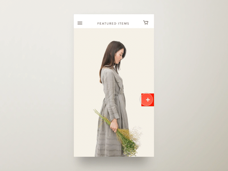 Mobile Checkout Animation cart checkout clothing ecommerce fashion interactive mobile principle retail scrolling ui ux