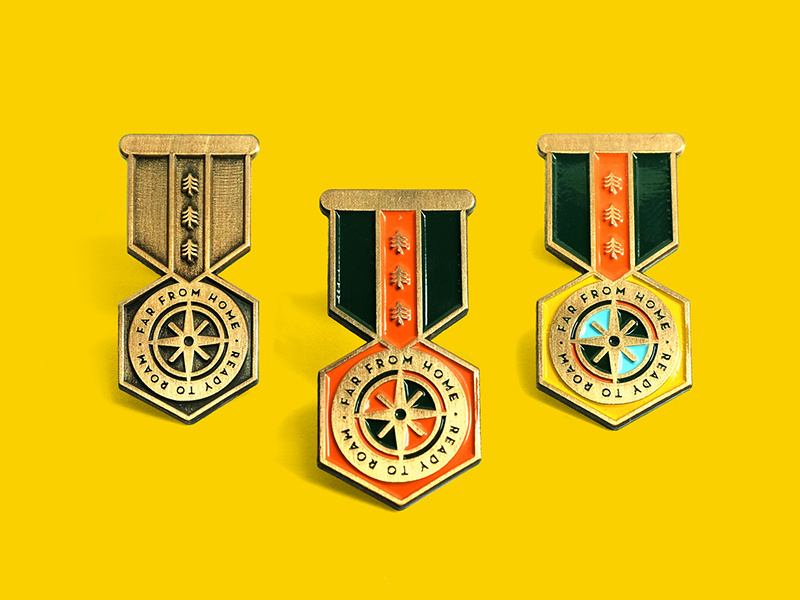 Example of Merit Badge Pins