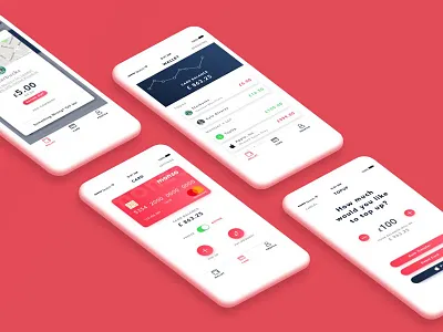 Monzo App - Redesign Concept bank card concept contactless mastercard money monzo nicolasciotti redesign sketch
