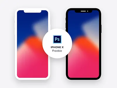 iPhoneX - Minimal Freebie (PSD) flat design freebie iphone iphone x iphonex minimal mockup psd psd. design